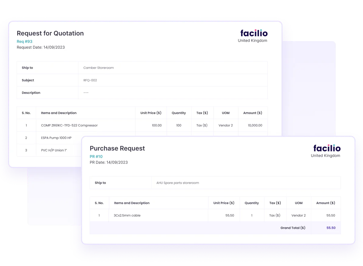 Automate work order management with calendar based dispatch of planned preventive maintenance tasks along with all necessary detals